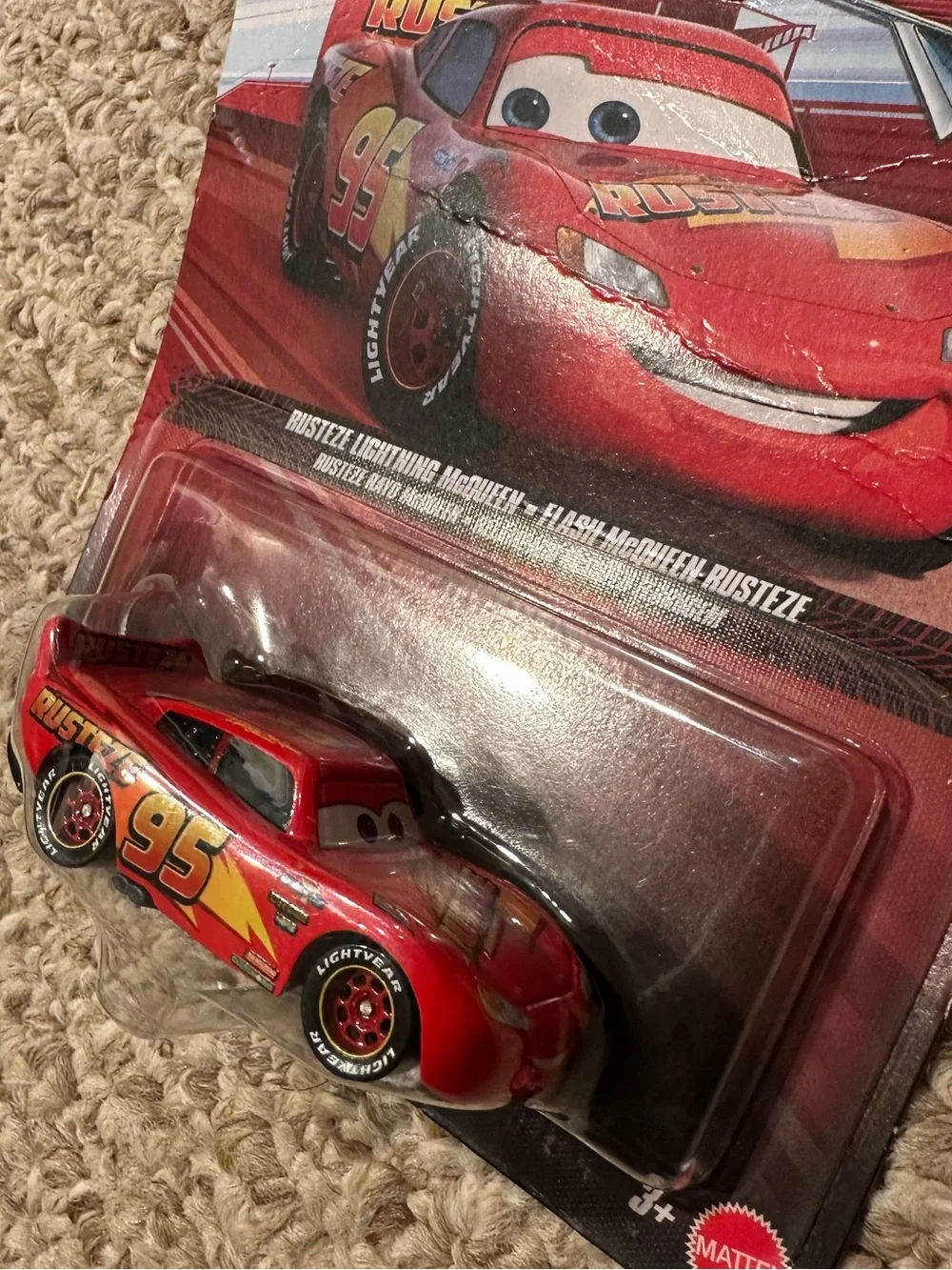 Disney Pixar Mattel Red Lightning McQueen 95 Die-Cast Car from Cars